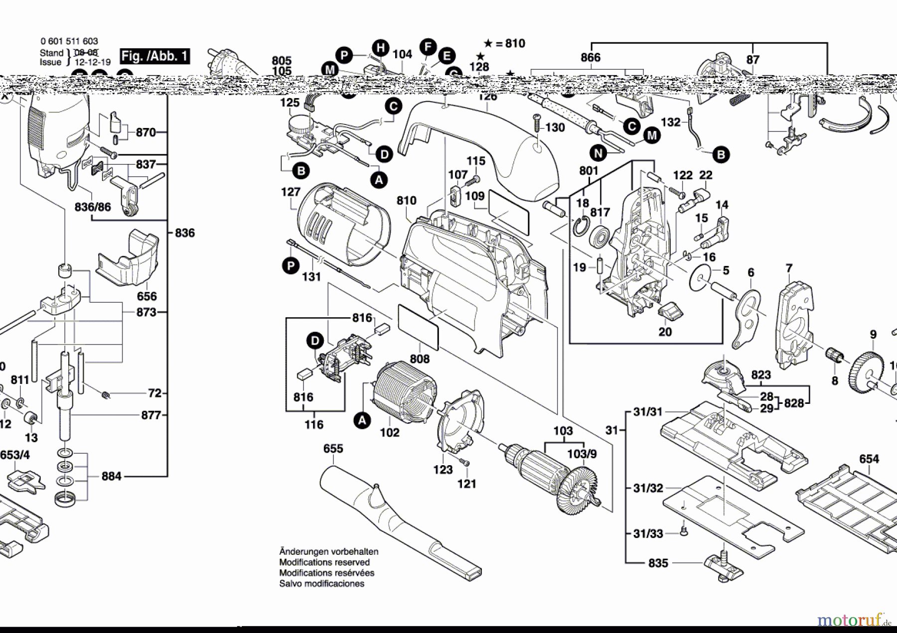  Bosch Werkzeug Stichsäge STP 120-B Seite 1