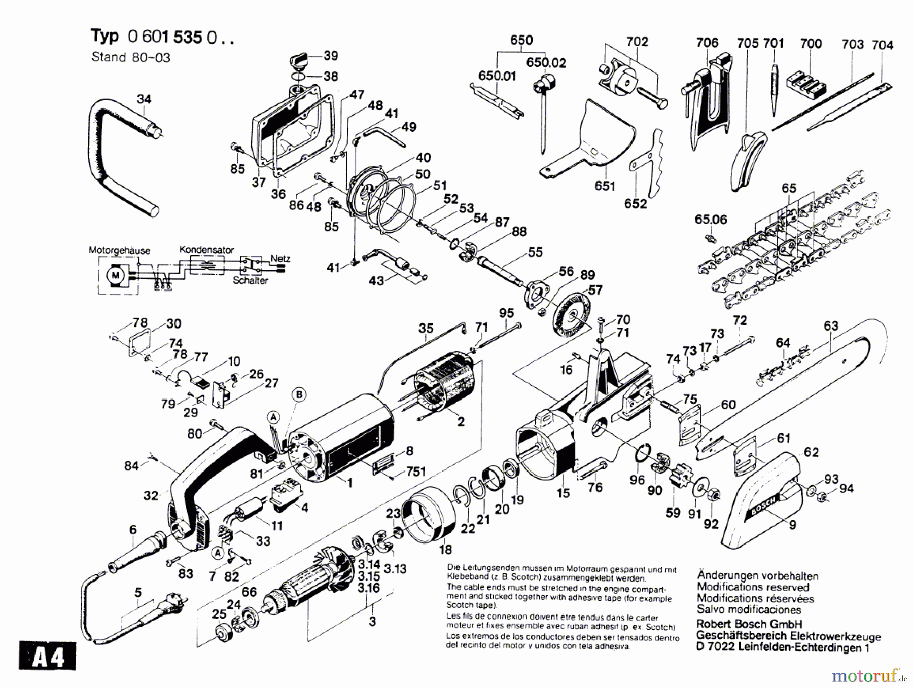  Bosch Werkzeug Vorsatz-Kettensäge ---- Seite 1
