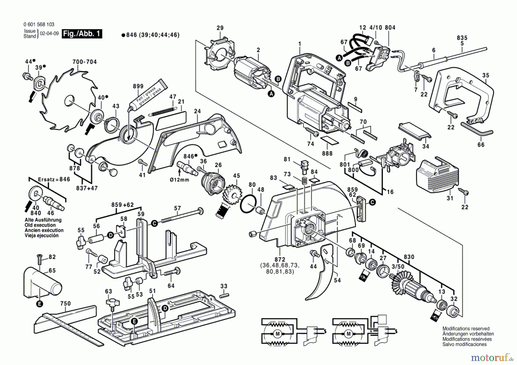  Bosch Werkzeug Handkreissäge GKS 65 Seite 1