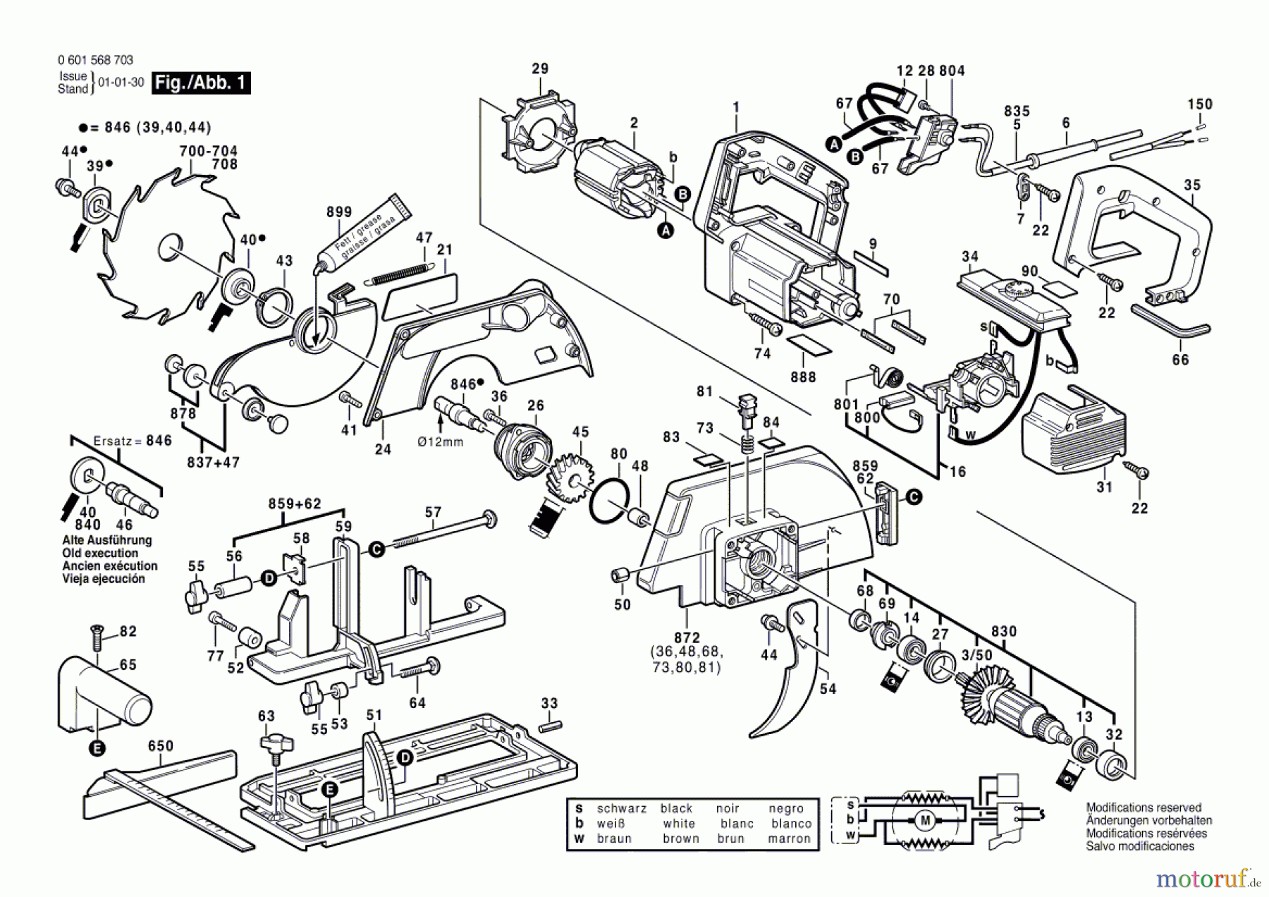  Bosch Werkzeug Handkreissäge GKS 66 CE Seite 1
