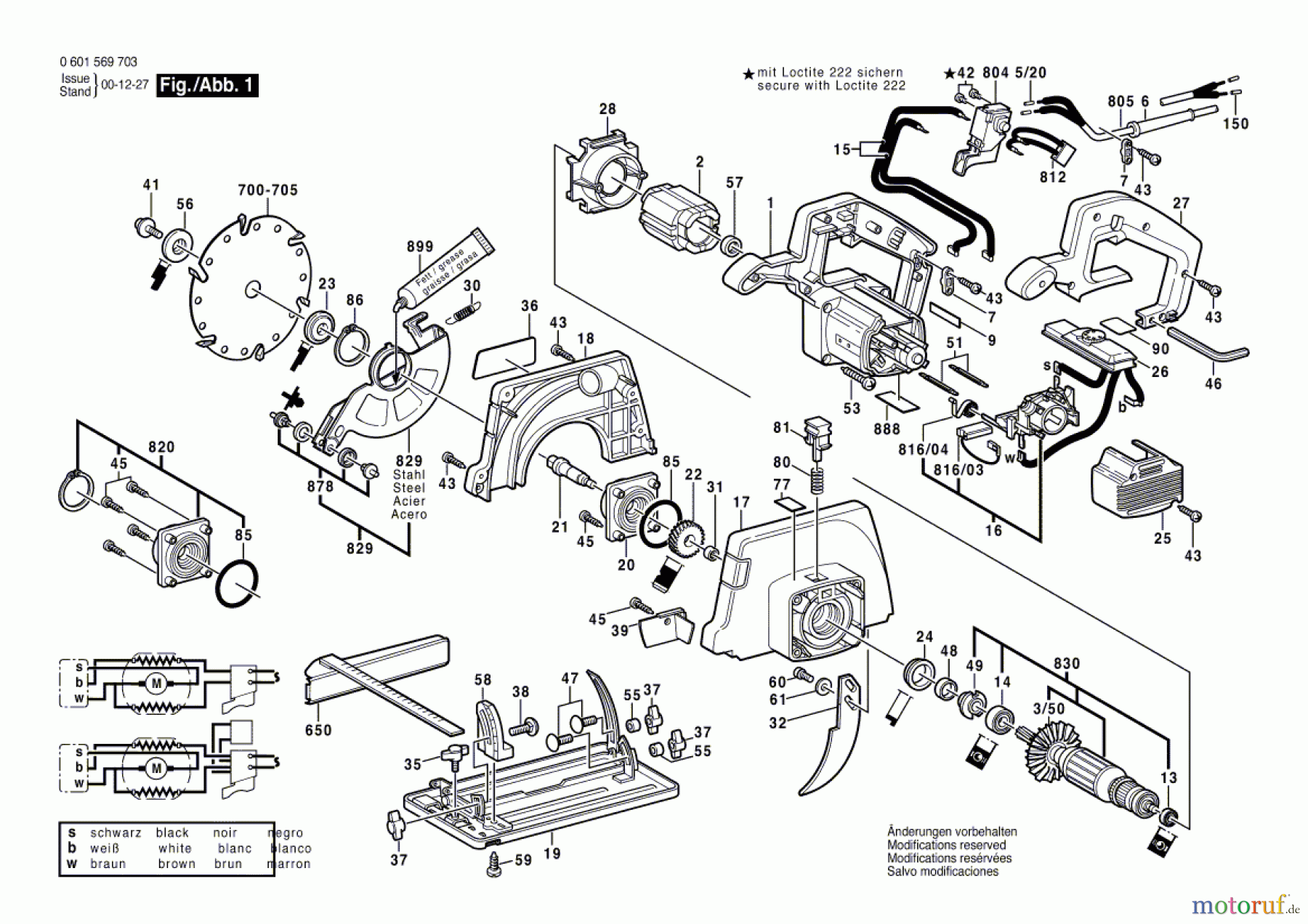  Bosch Werkzeug Handkreissäge GKS 54 CE Seite 1
