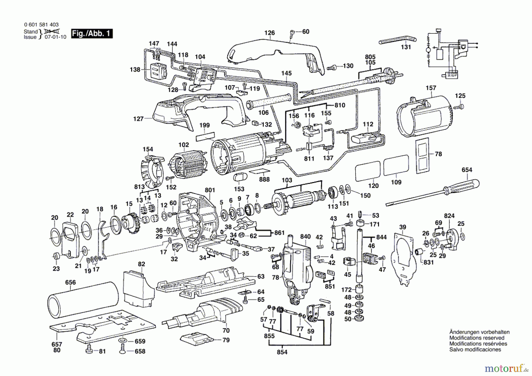  Bosch Werkzeug Gw-Pend Stichsäge-Elktrn GST 60 PBAE Seite 1