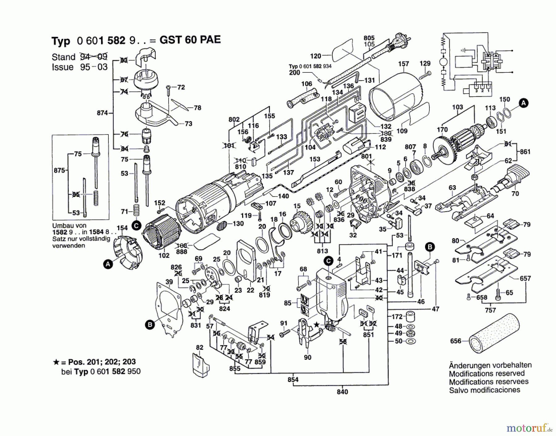  Bosch Werkzeug Stichsäge GST 60 PAE Seite 1