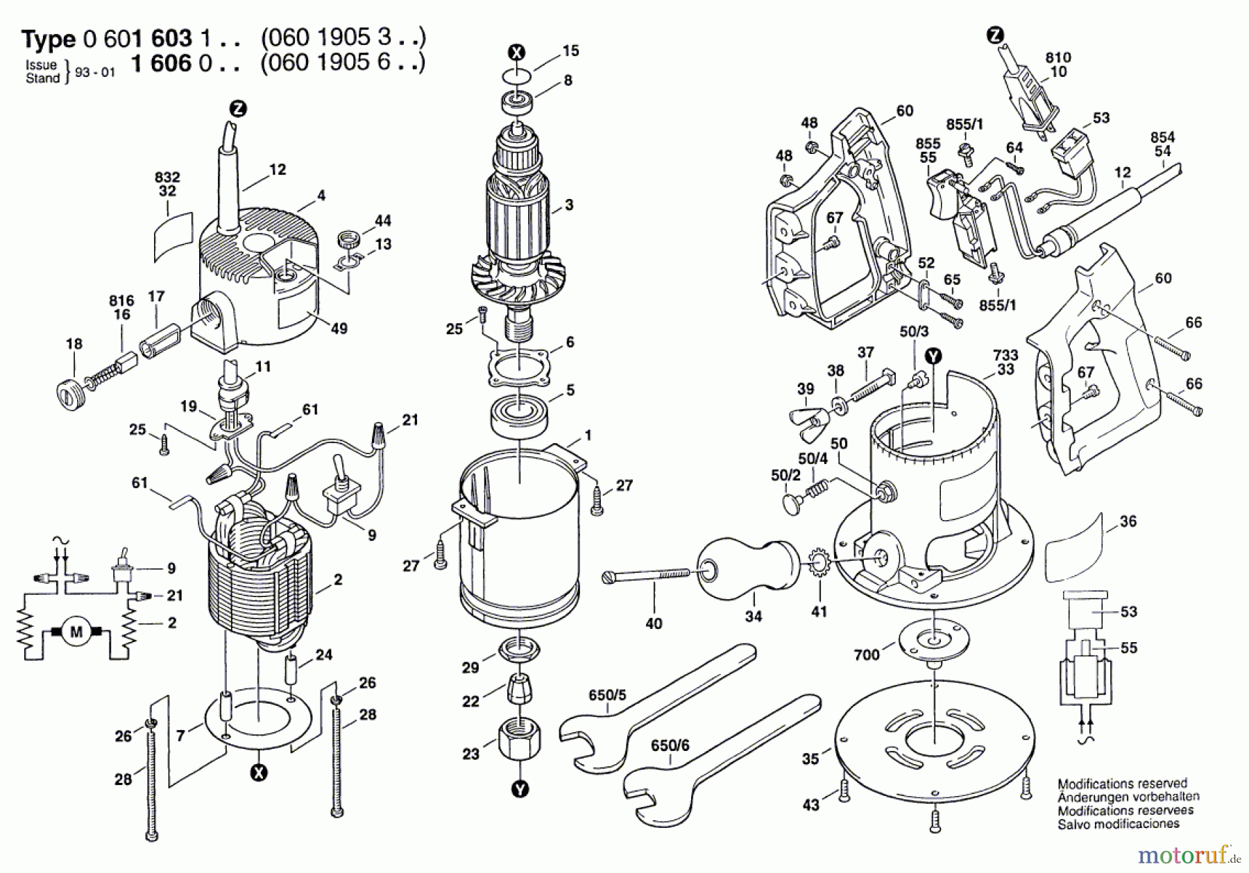  Bosch Werkzeug Gw-Oberfräse ---- Seite 1