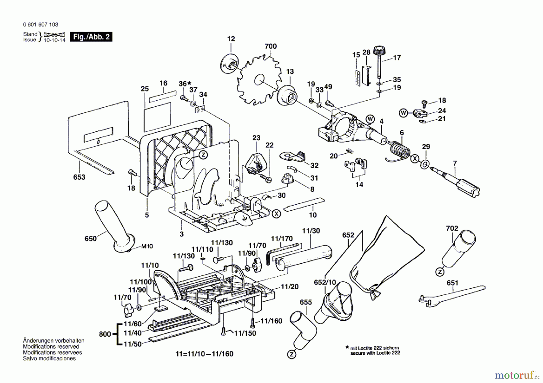  Bosch Werkzeug Universalfräse GUF 4-22 A Seite 2