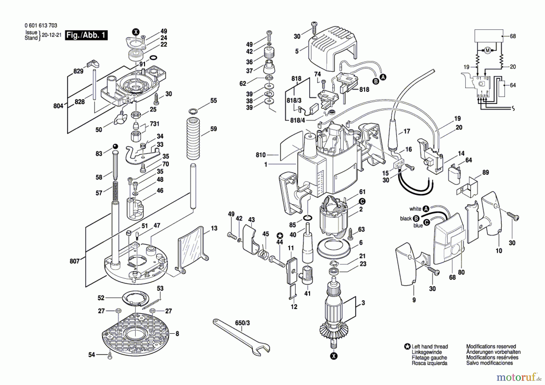  Bosch Werkzeug Gw-Oberfräse GOF 1300 ACE Seite 1