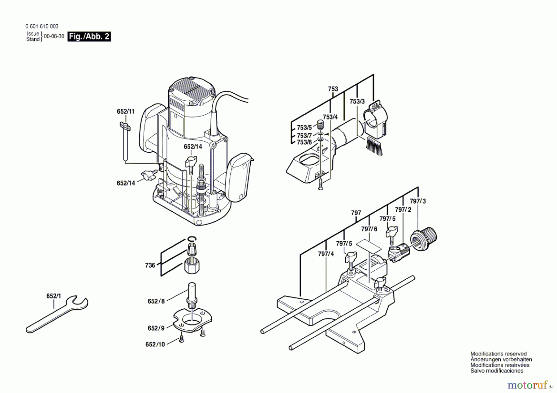  Bosch Werkzeug Gw-Oberfräse GOF 1600 A Seite 2