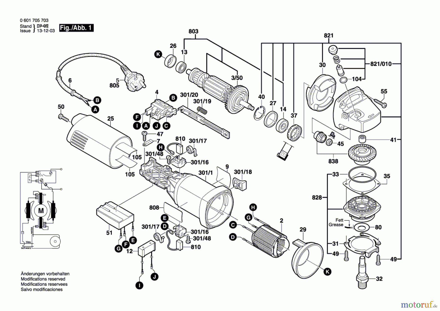  Bosch Werkzeug Winkelschleifer GWS 14-125 CE Seite 1