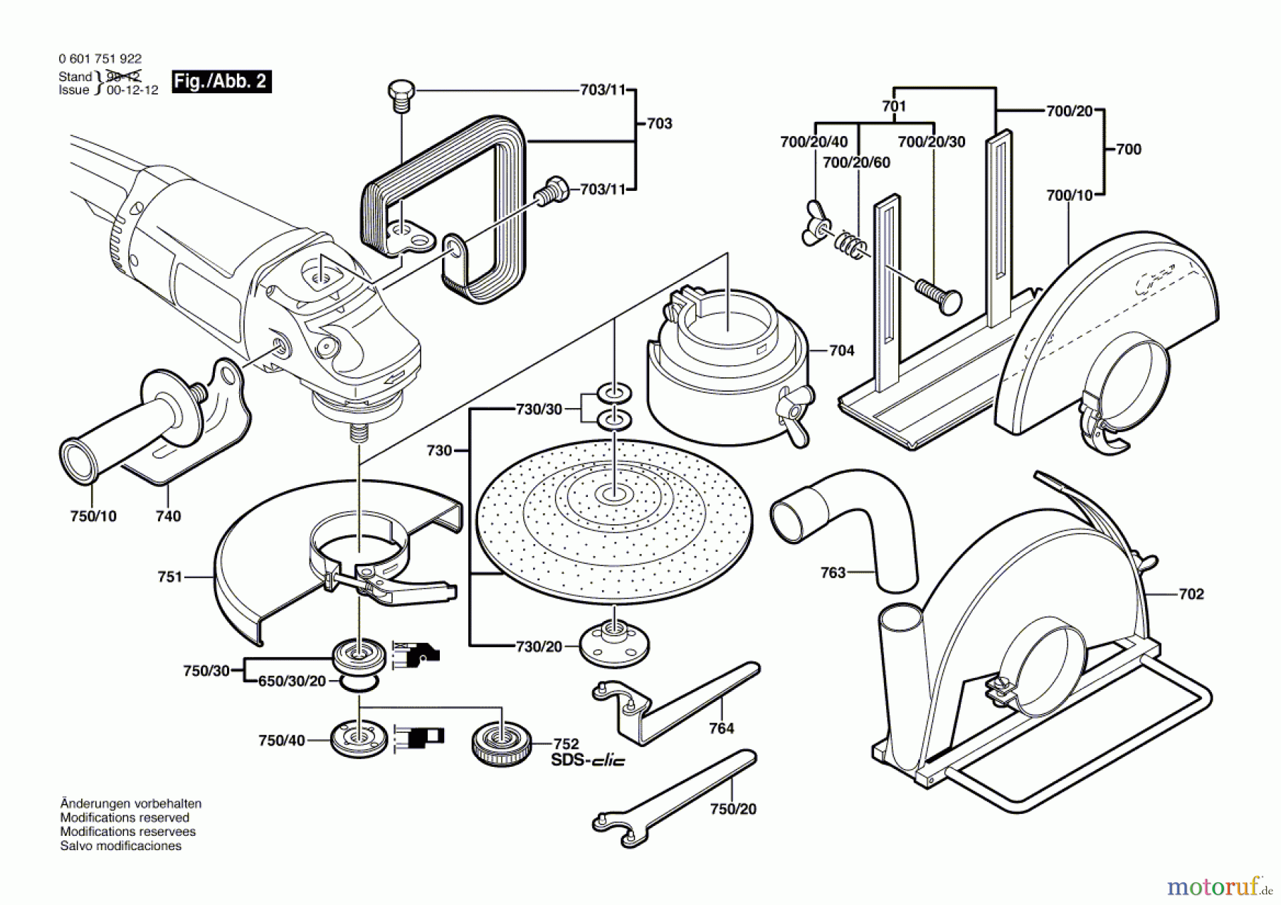  Bosch Werkzeug Winkelschleifer GWS 2000-18 J Seite 2
