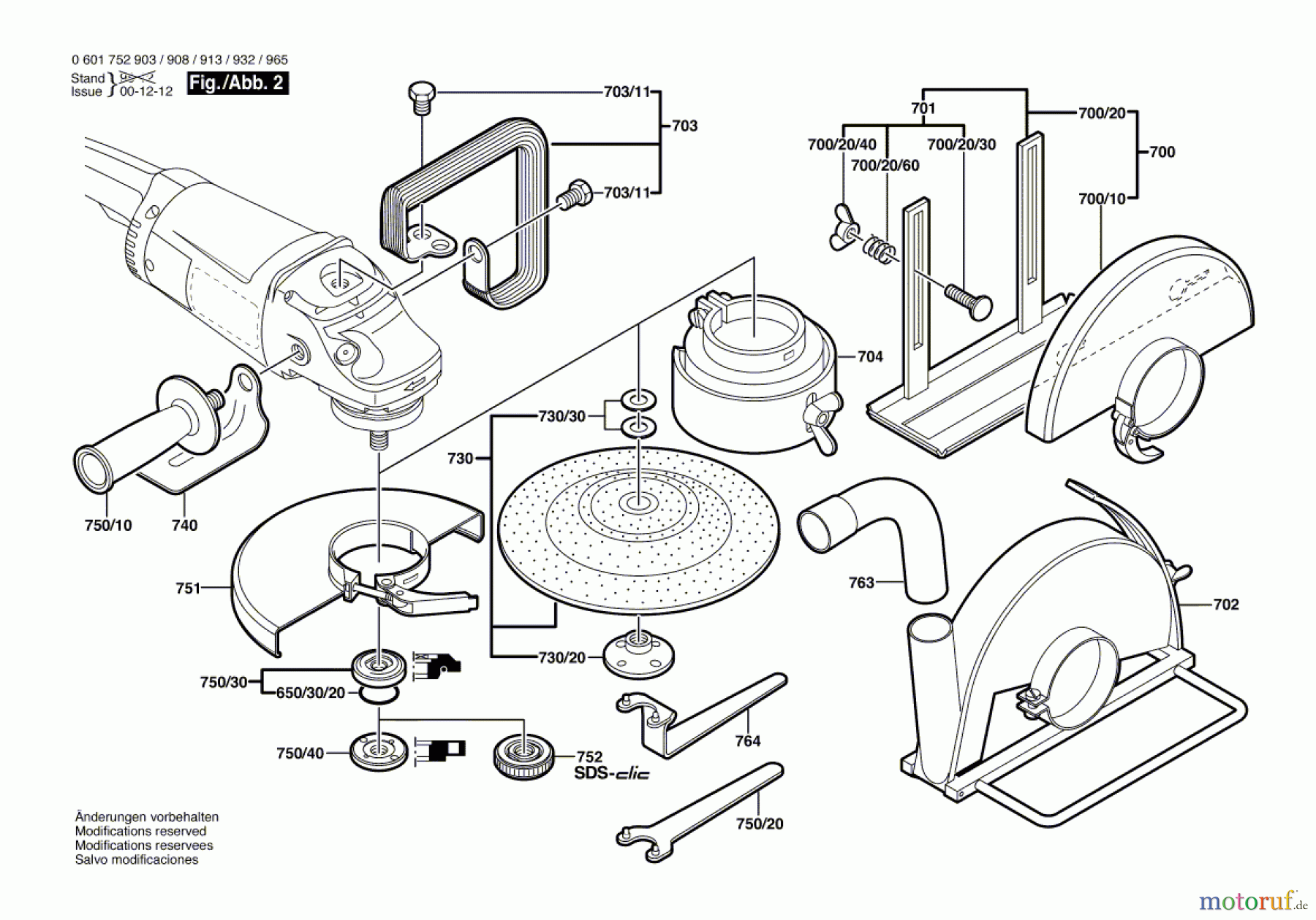  Bosch Werkzeug Winkelschleifer GWS 20-230 J Seite 2
