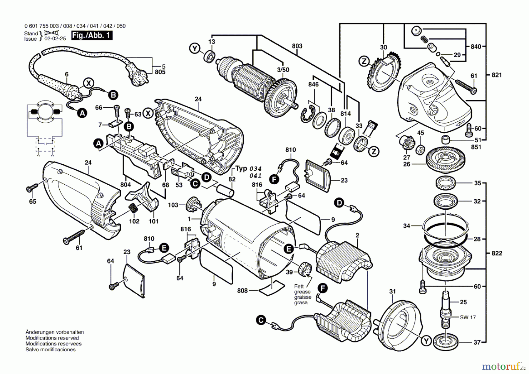 Bosch Werkzeug Winkelschleifer GWS 25-180 Seite 1