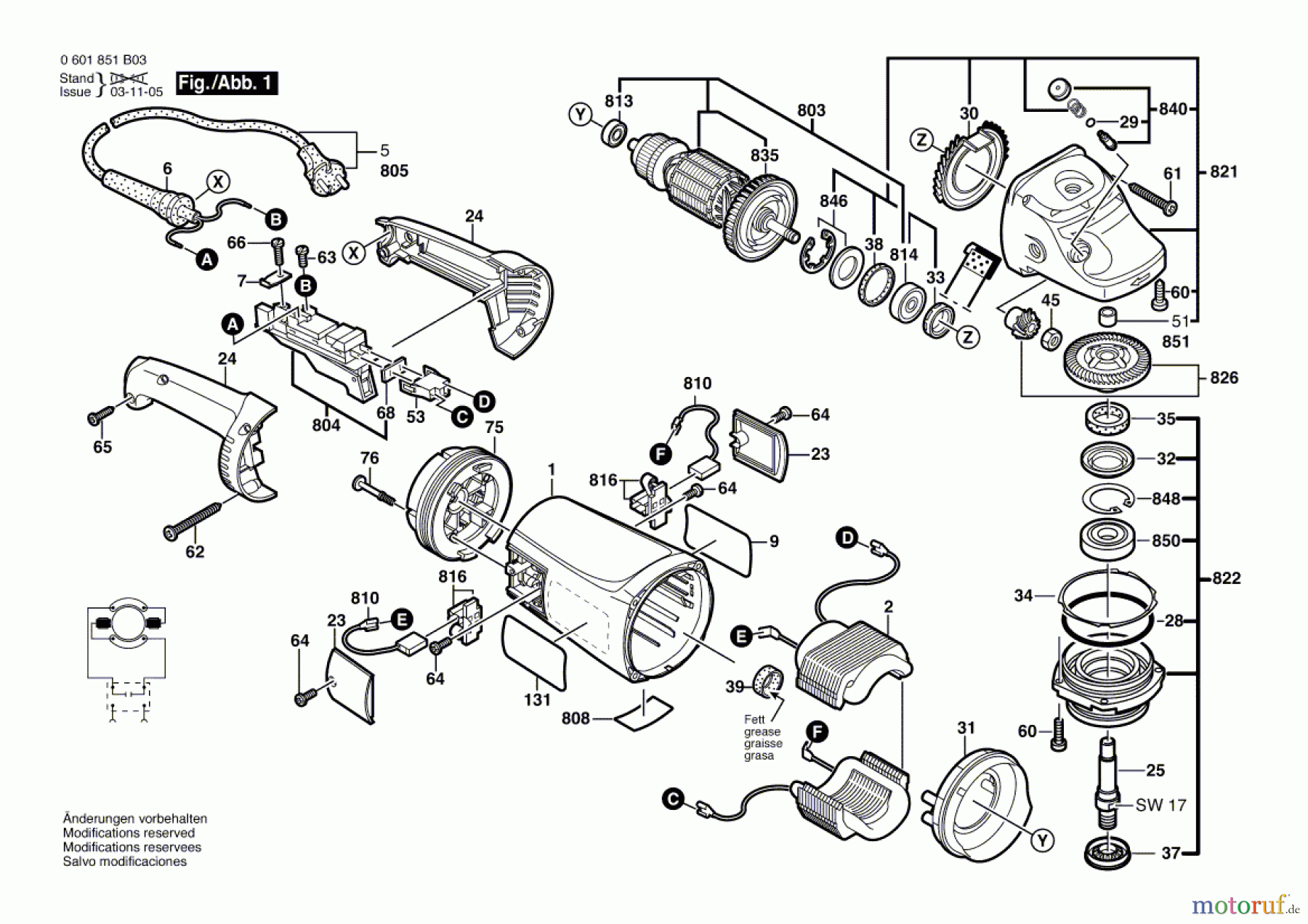 Bosch Werkzeug Winkelschleifer GWS 21-230 HV Seite 1