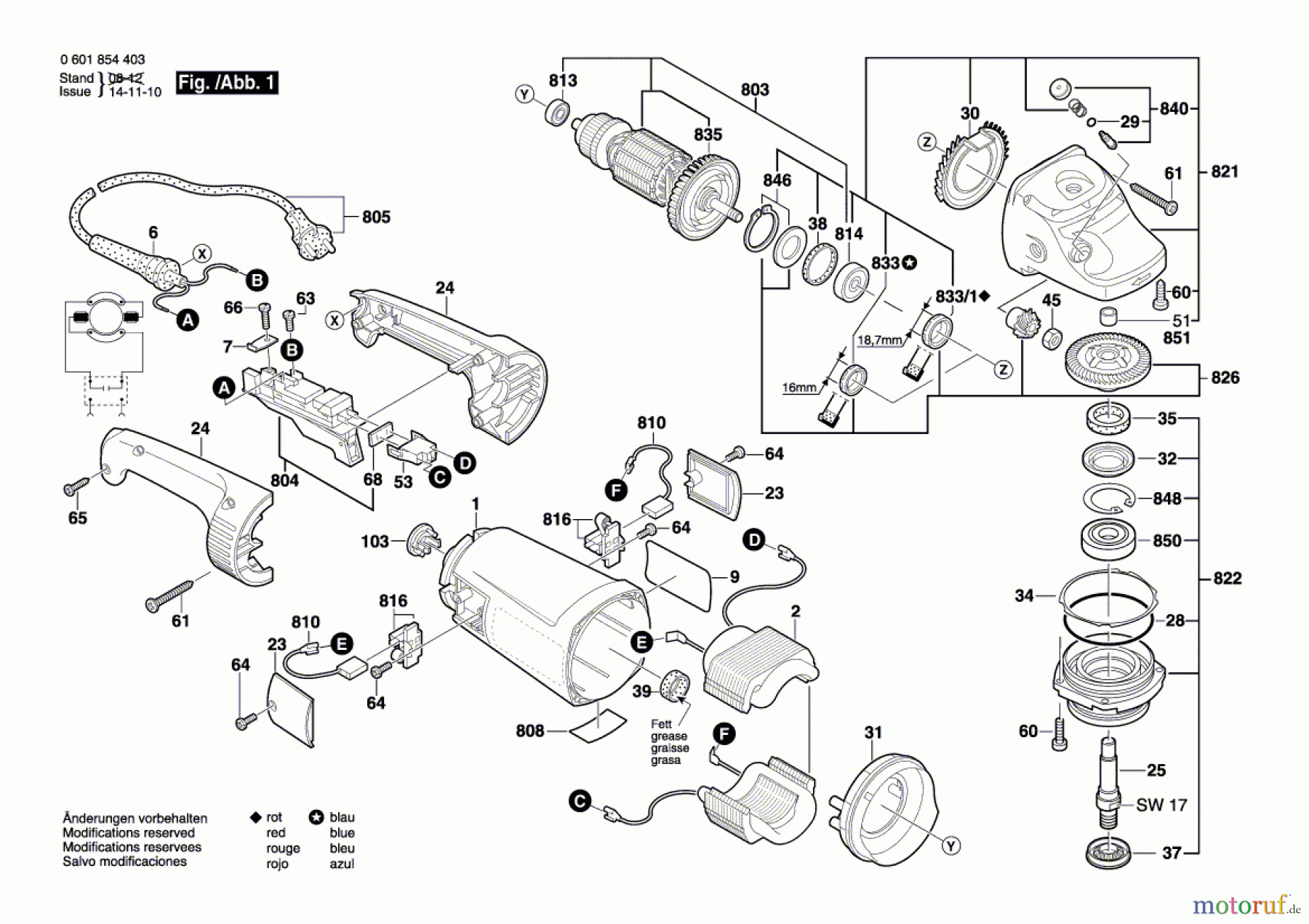  Bosch Werkzeug Winkelschleifer GWS 24-230 Seite 1