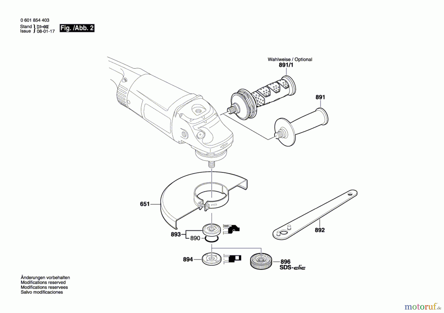  Bosch Werkzeug Winkelschleifer GWS 24-230 H Seite 2