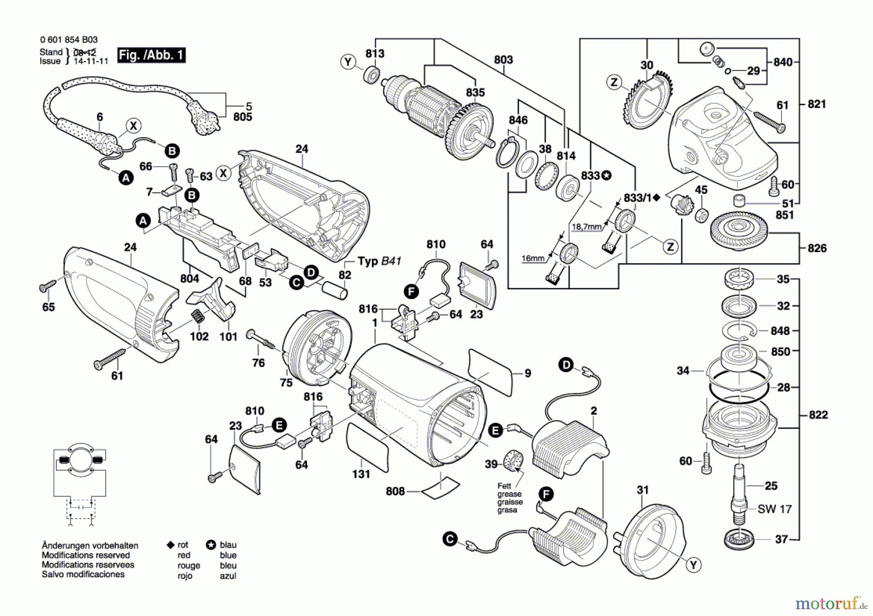  Bosch Werkzeug Winkelschleifer GWS 24-230 BV Seite 1