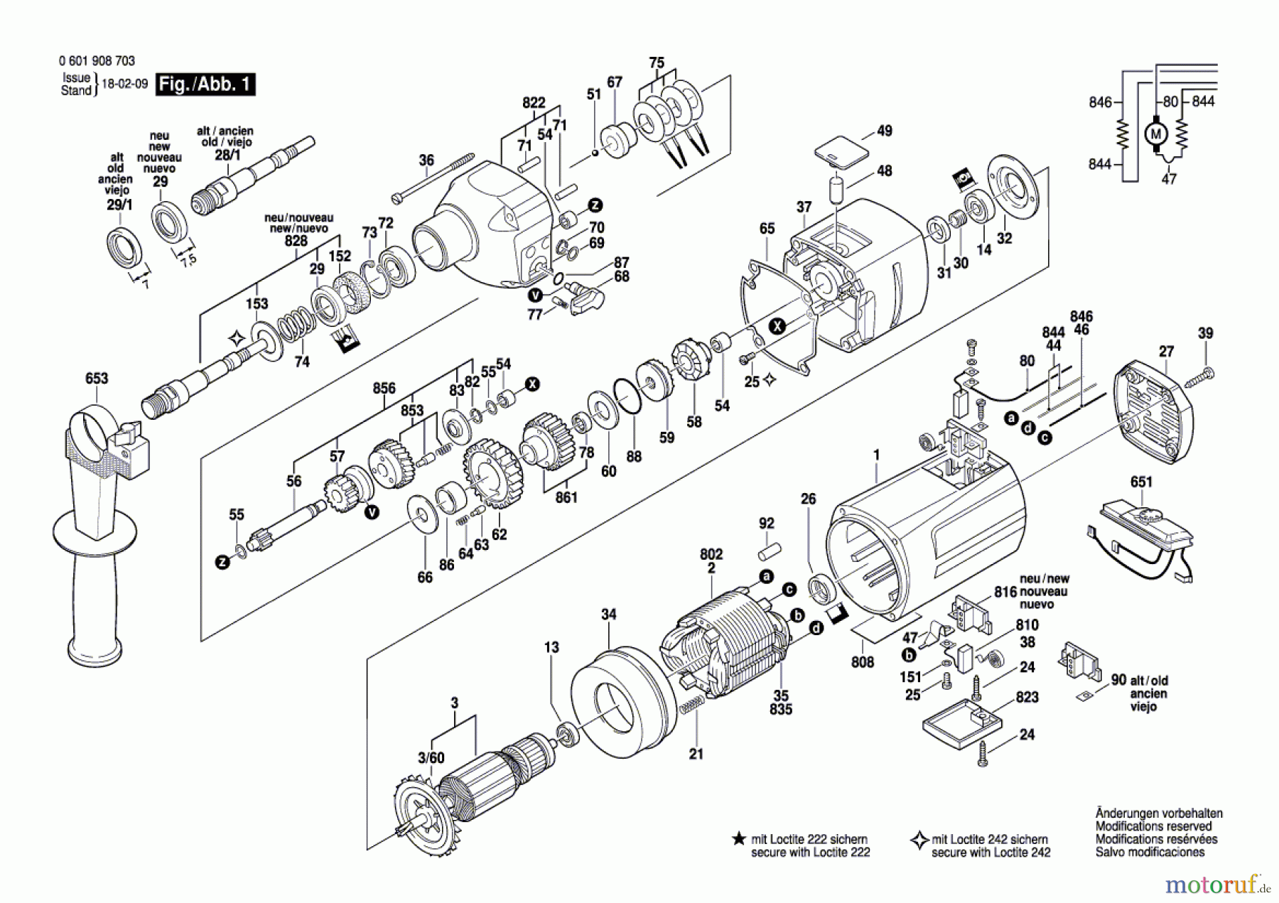  Bosch Werkzeug Anbaumotor GR.76 Seite 1