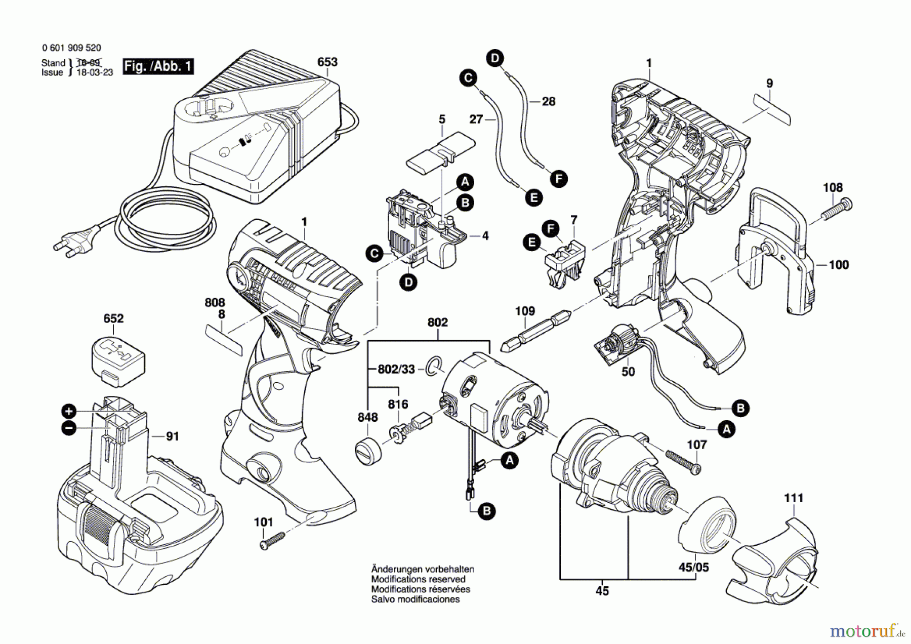  Bosch Werkzeug Schlagschrauber GDR 12 V Seite 1