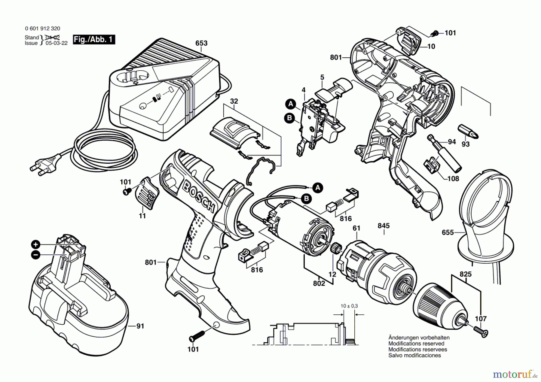  Bosch Akku Werkzeug Akku-Mittelgriffschrauber GSR 18 VE-2 Seite 1