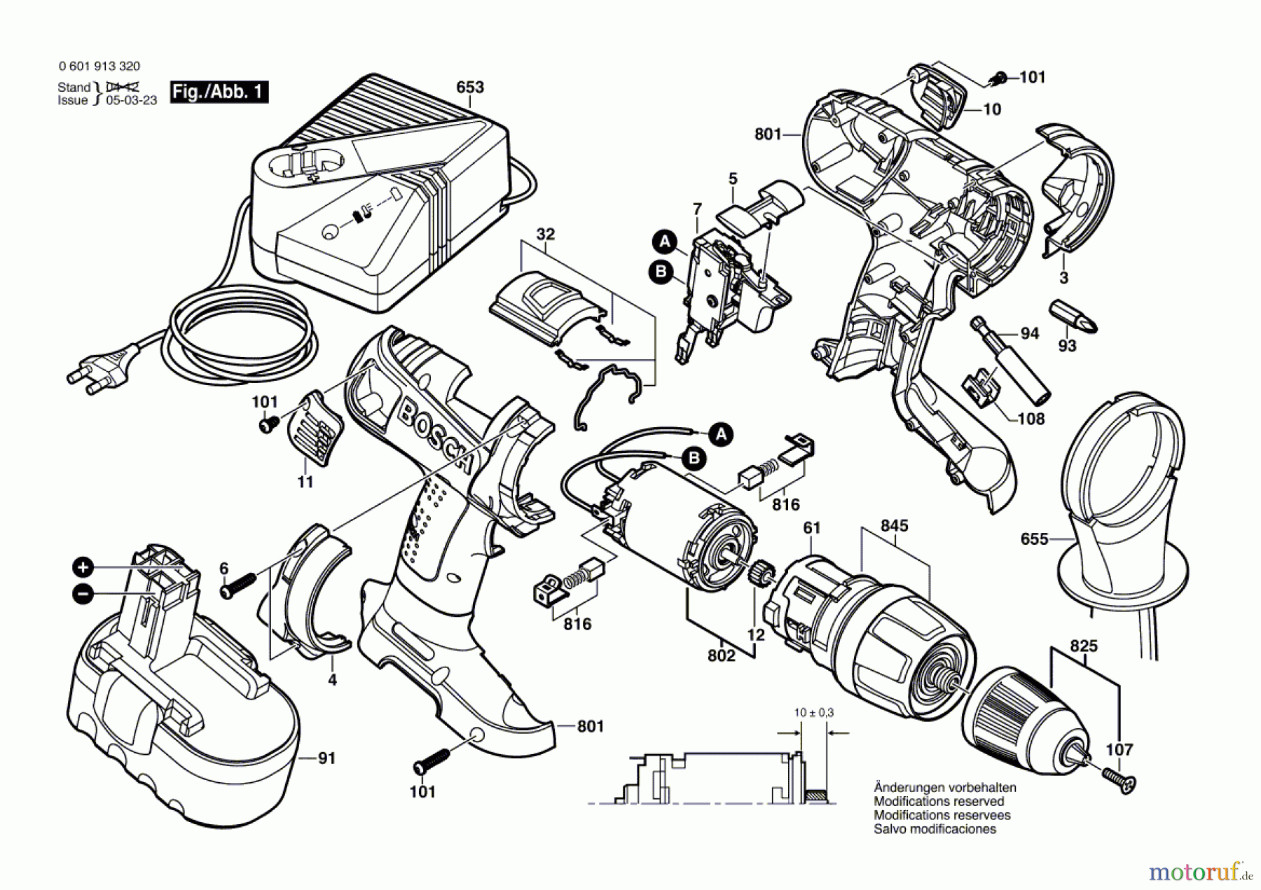  Bosch Akku Werkzeug Akku-Schlagbohrmaschine GSB 18 VE-2 Seite 1