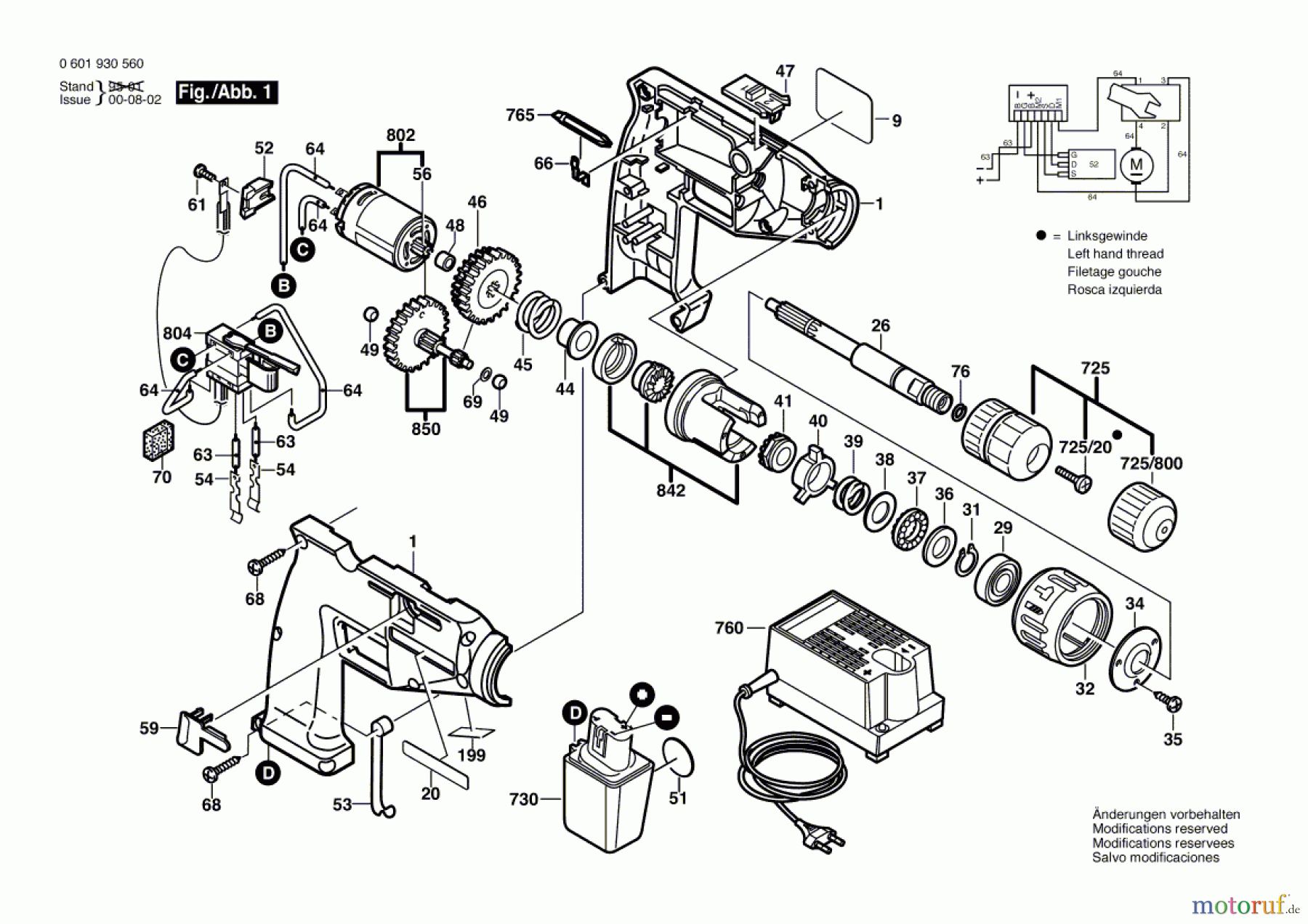  Bosch Werkzeug Schlagbohrmaschine GSB 12 VES Seite 1