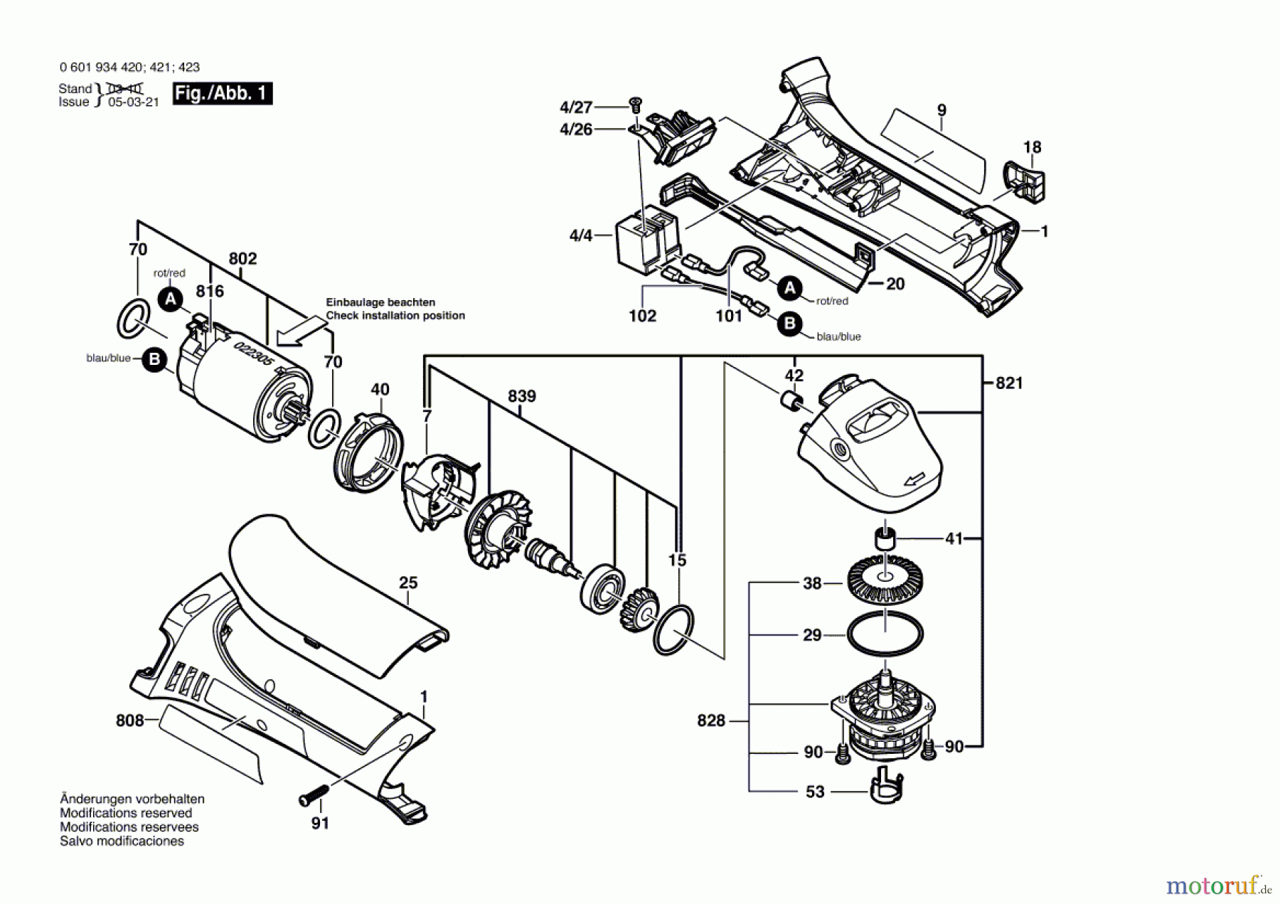  Bosch Akku Werkzeug Akku-Winkelschleifer GWS 14,4 V Seite 1