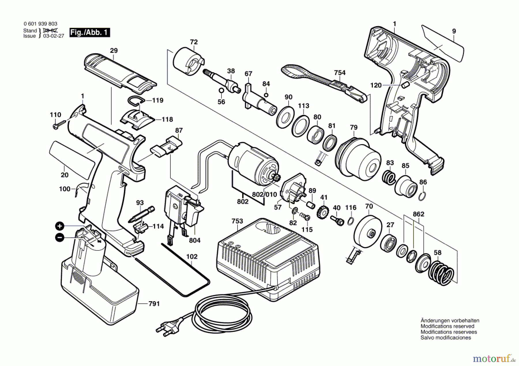  Bosch Werkzeug Schlagschrauber GDR 90 Seite 1