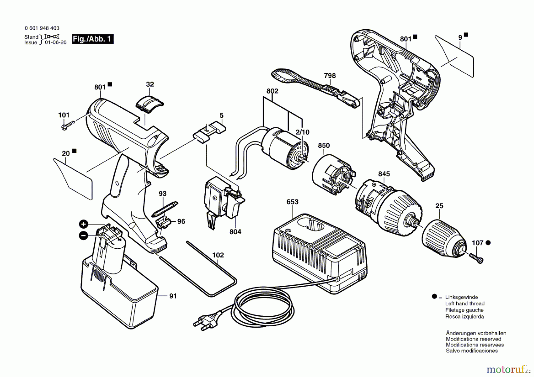  Bosch Akku Werkzeug Akku-Mittelgriffschrauber GSR 14,4 VE-2 Seite 1