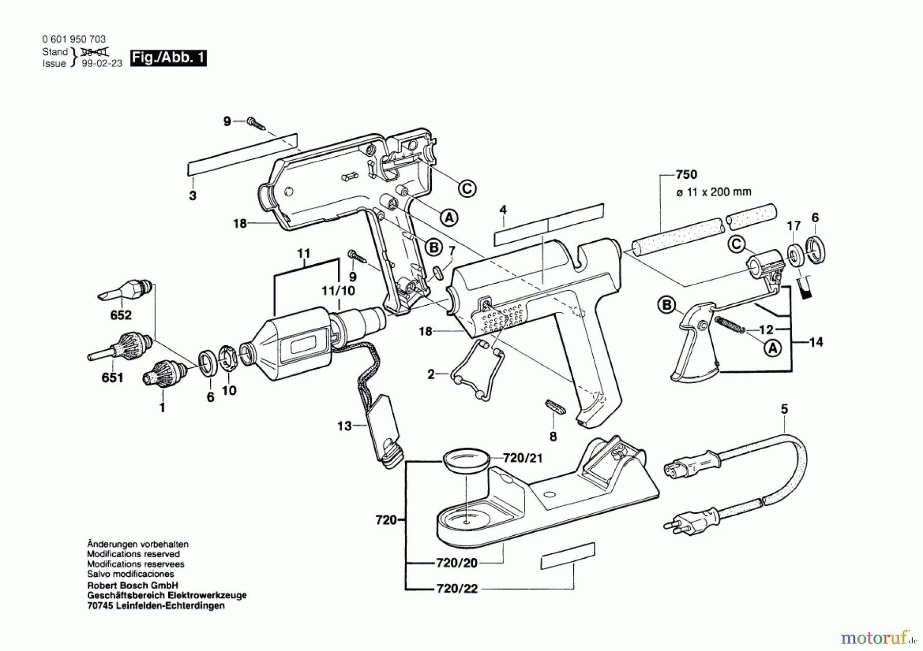  Bosch Werkzeug Hw-Klebepistole GKP 200 CE Seite 1