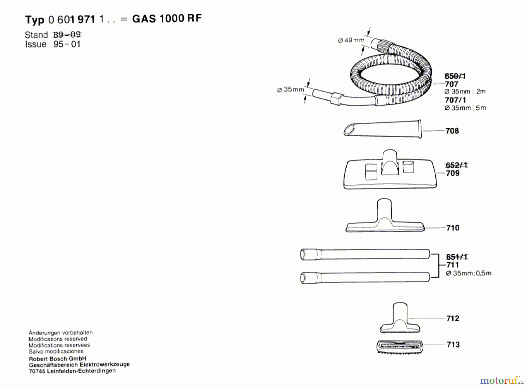  Bosch Werkzeug Allzwecksauger GAS 1000 RF Seite 2