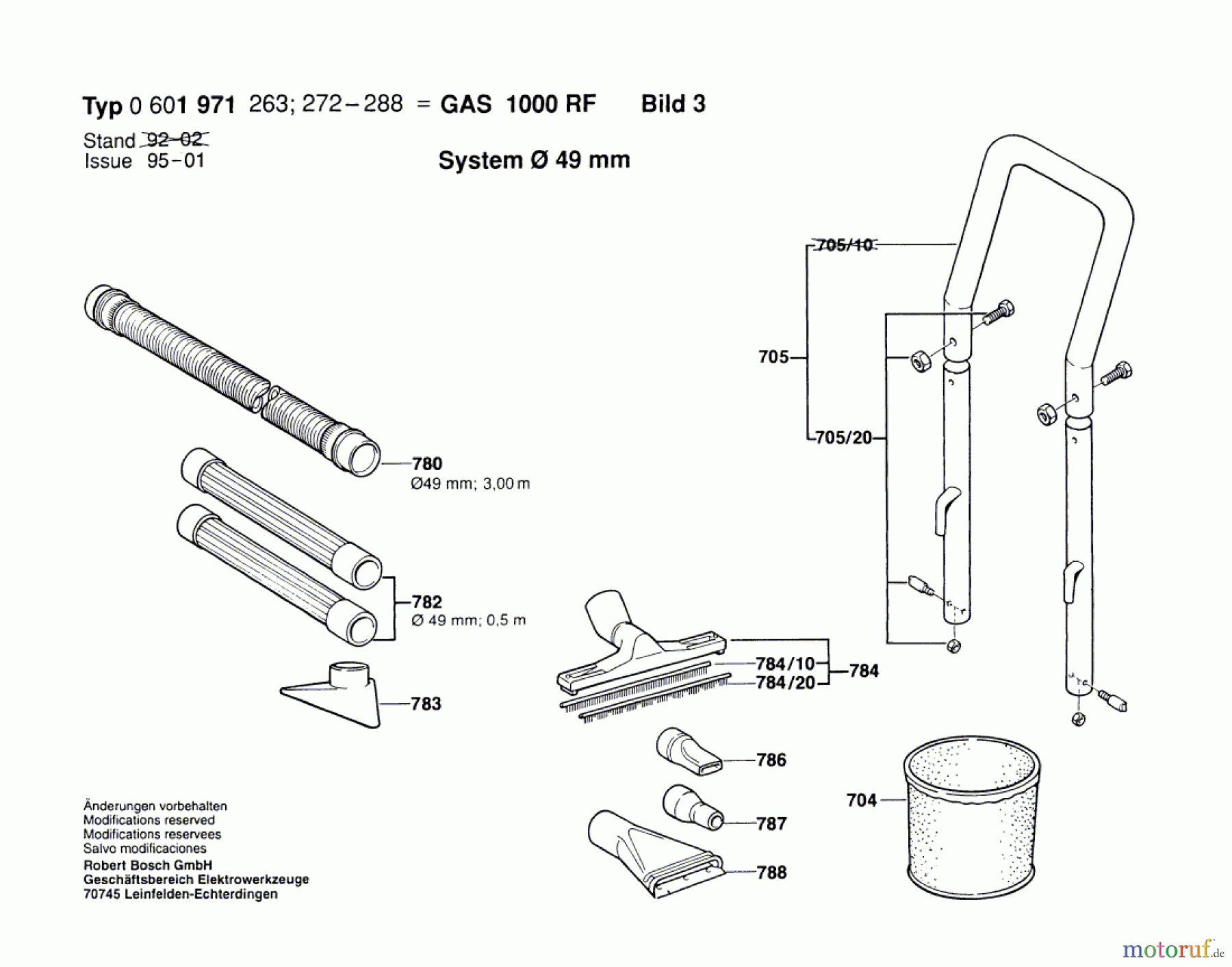  Bosch Werkzeug Allzwecksauger GAS 1000 RF Seite 3