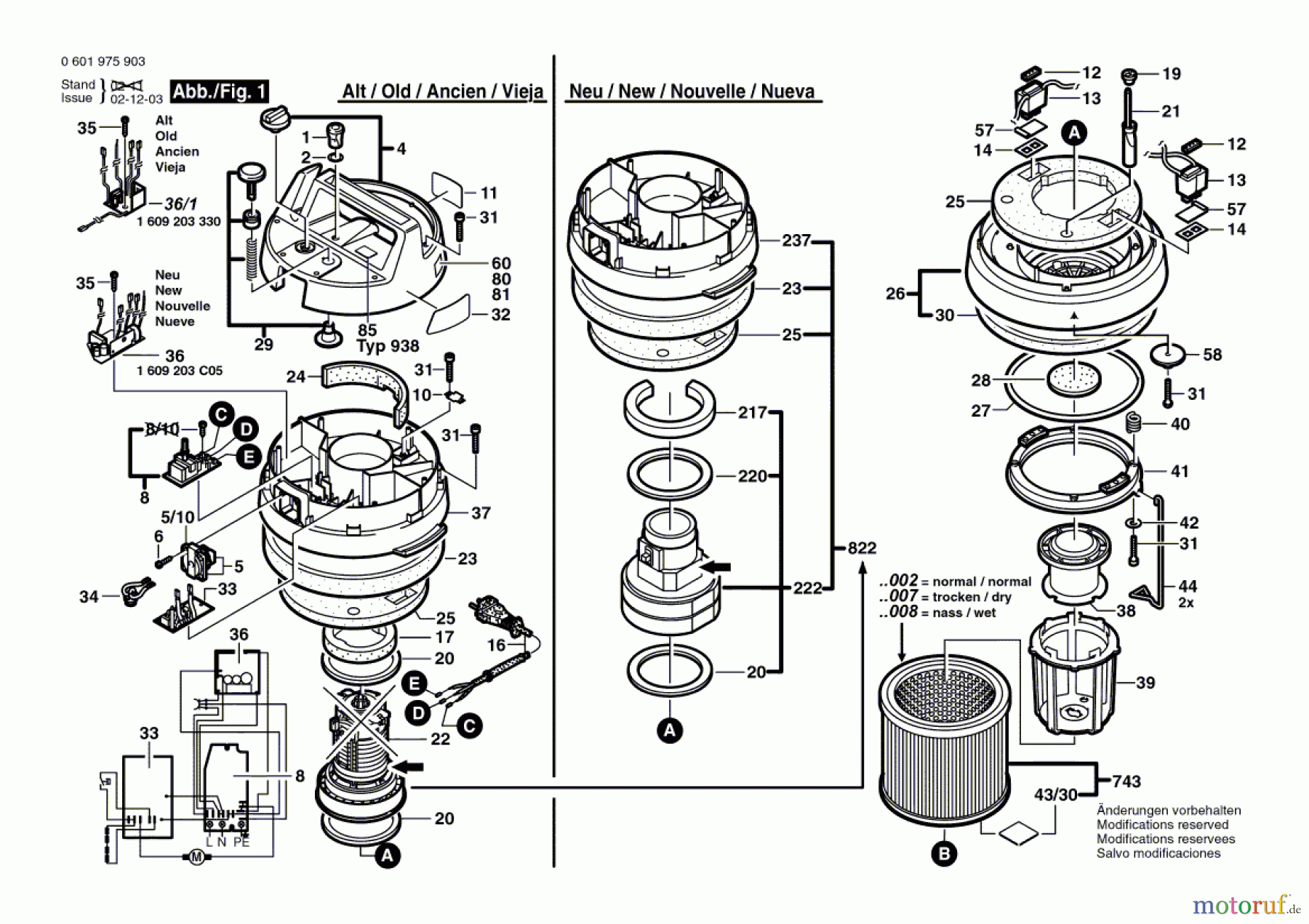  Bosch Werkzeug Allzwecksauger GAS 12-50 RF Seite 1