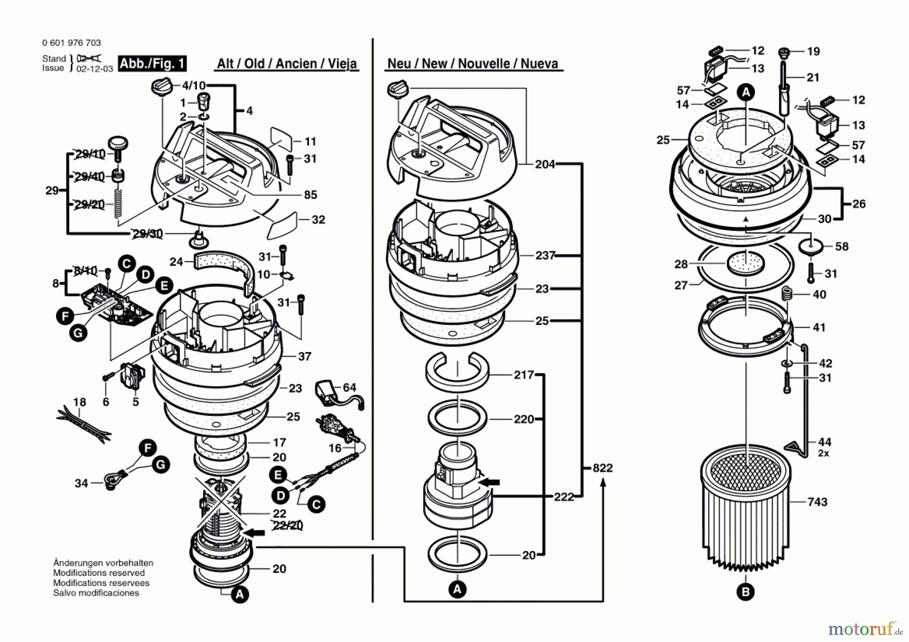  Bosch Werkzeug Allzwecksauger GAS 14-20 RFB Seite 1