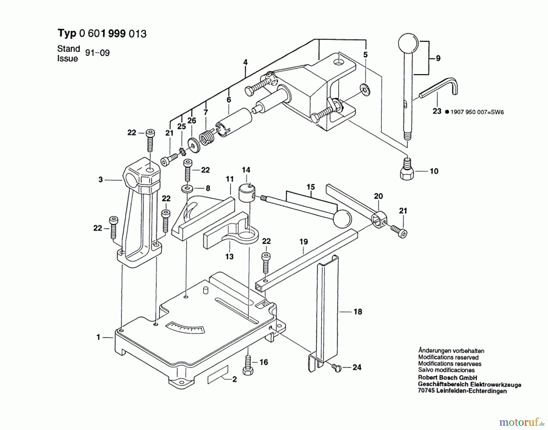  Bosch Werkzeug Kapptisch ---- Seite 1