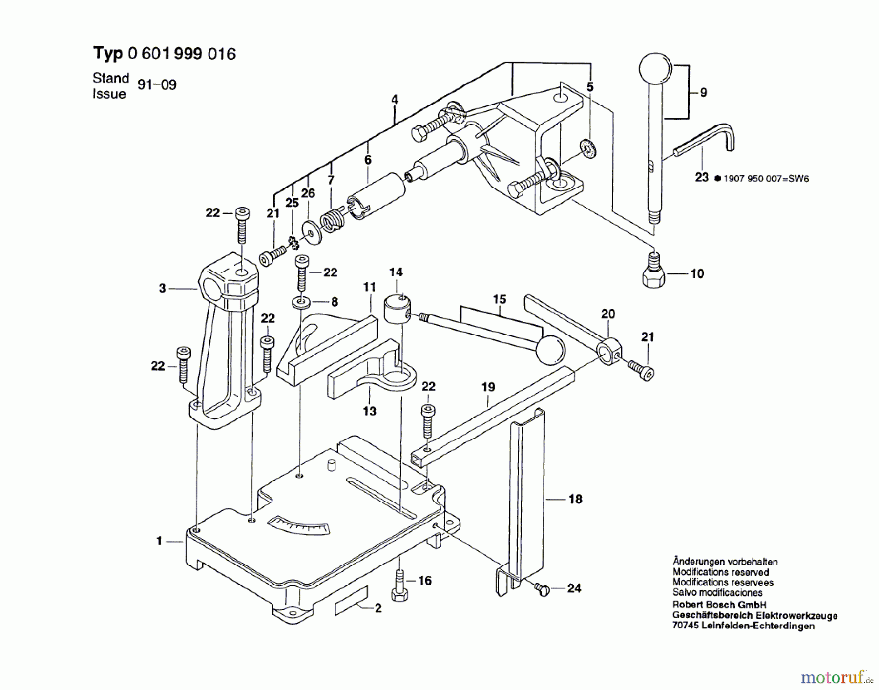  Bosch Werkzeug Trennschleifständer ---- Seite 1