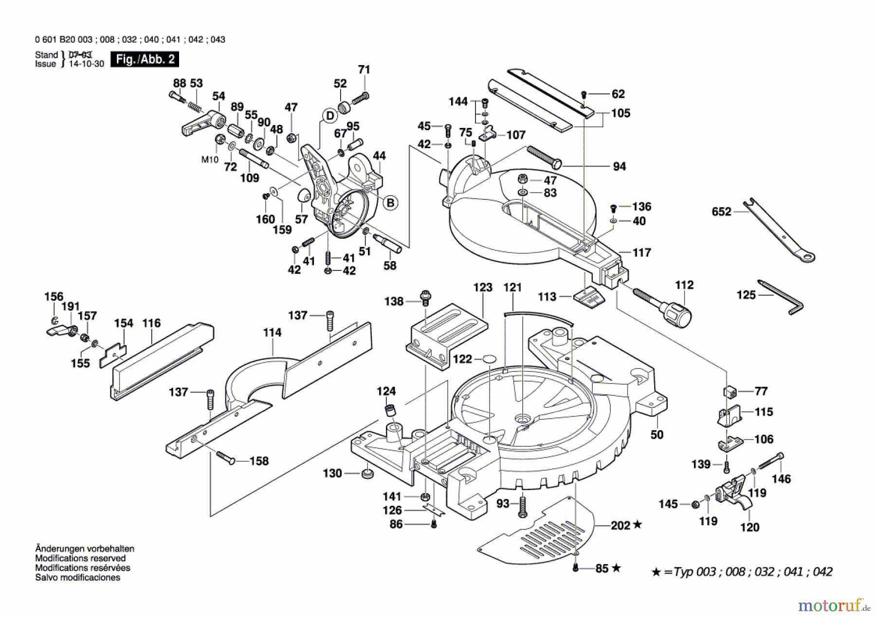  Bosch Werkzeug Kapp-/Zugsäge GCM 10 Seite 2