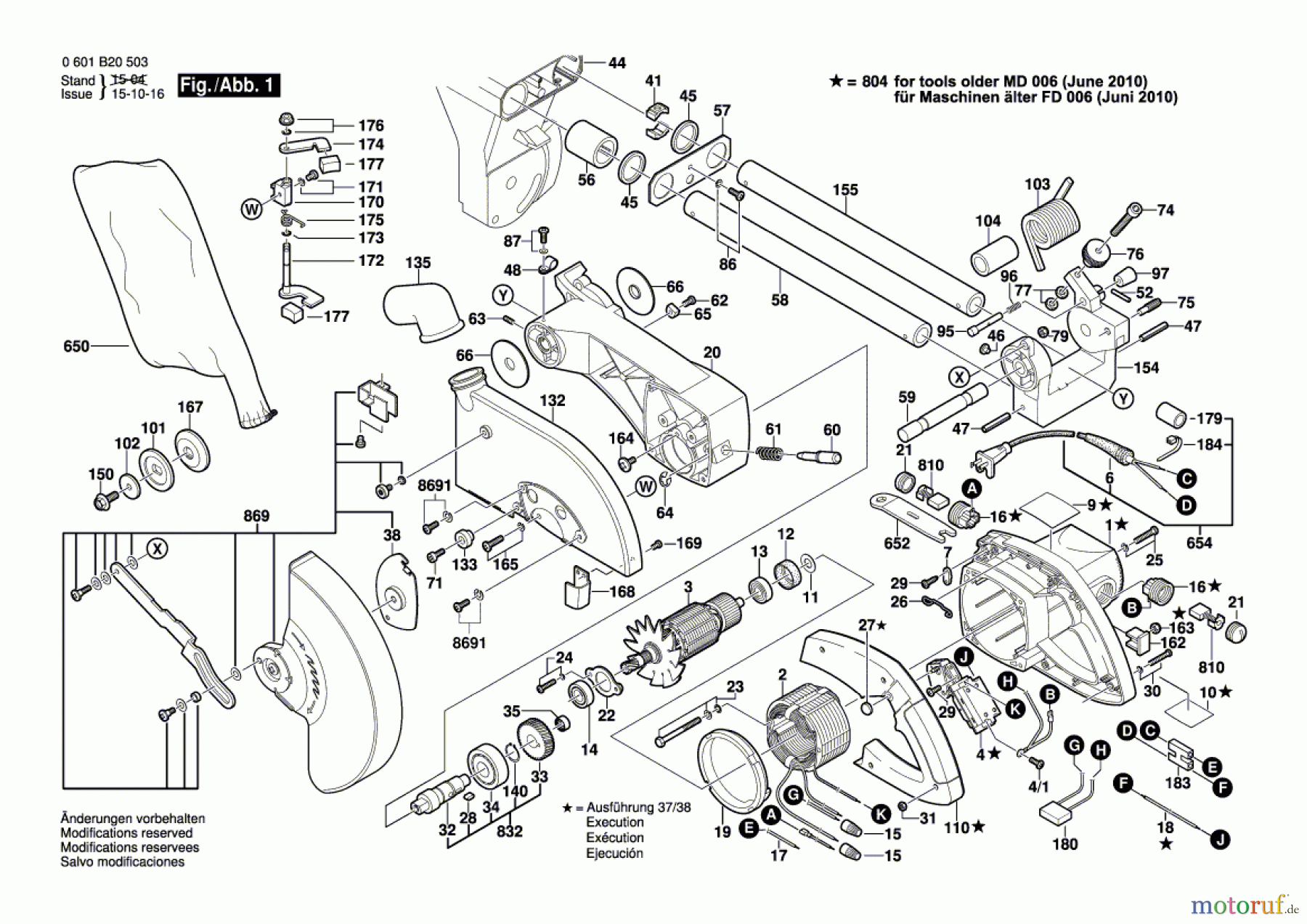  Bosch Werkzeug Kapp-/Gehrungssäge GCM 10 S Seite 1