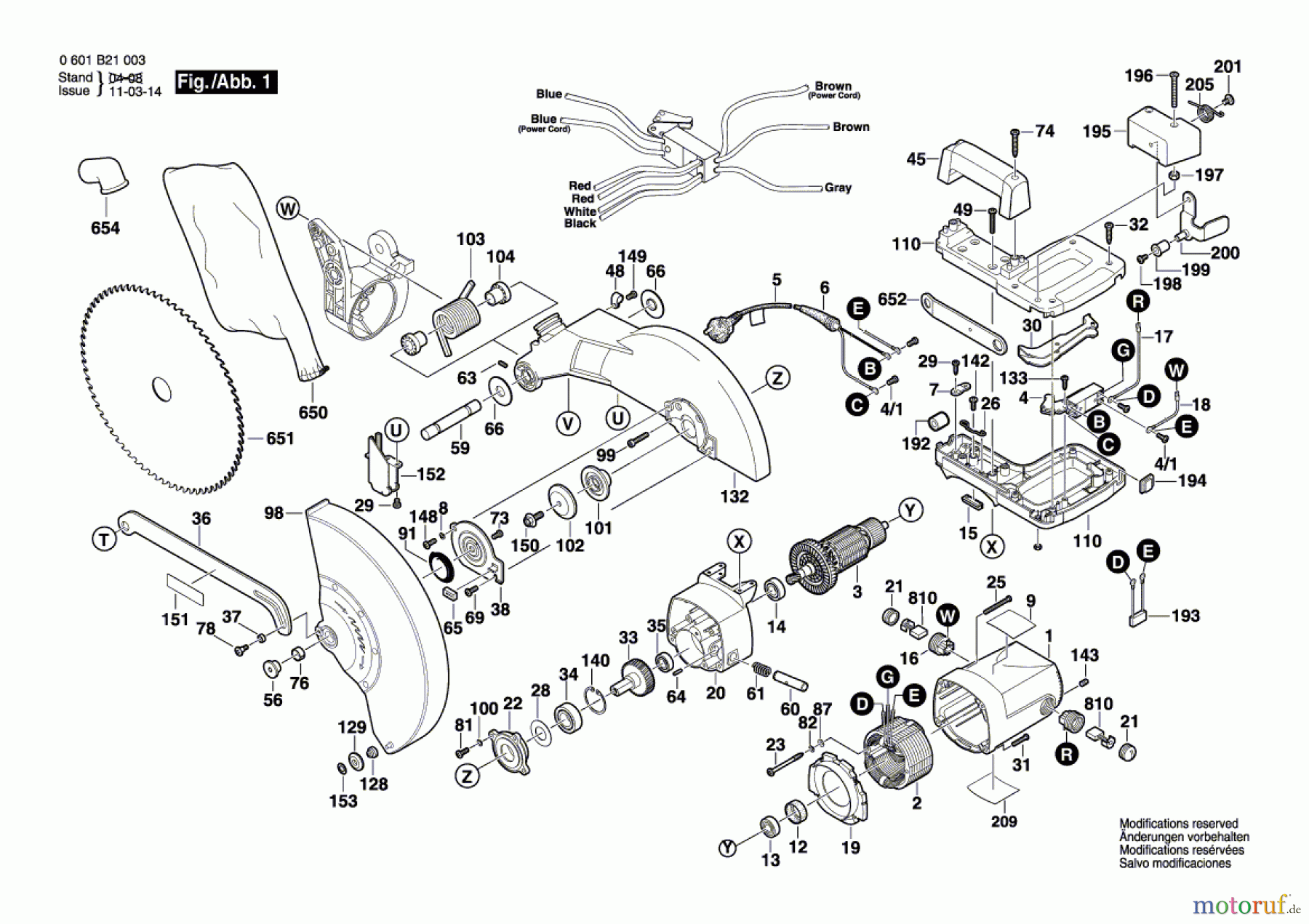  Bosch Werkzeug Kapp-/Zugsäge GCM 12 Seite 1