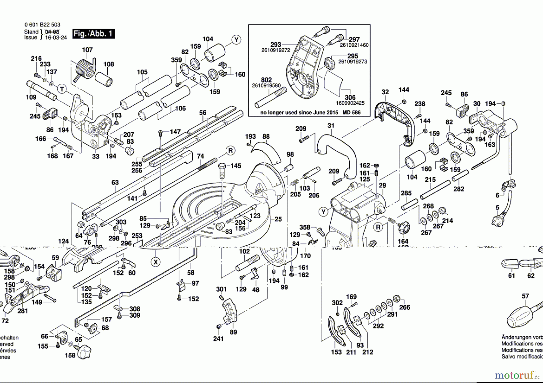  Bosch Werkzeug Kapp-/Zugsäge GCM 10 SD Seite 1