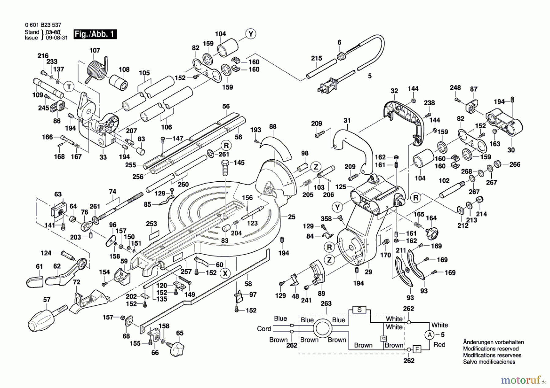  Bosch Werkzeug Kapp-/Zugsäge GCM 12 SD Seite 1