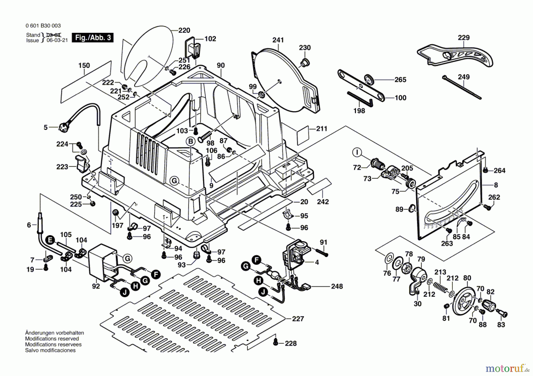  Bosch Werkzeug Tischkreissäge GTS 10 Seite 3