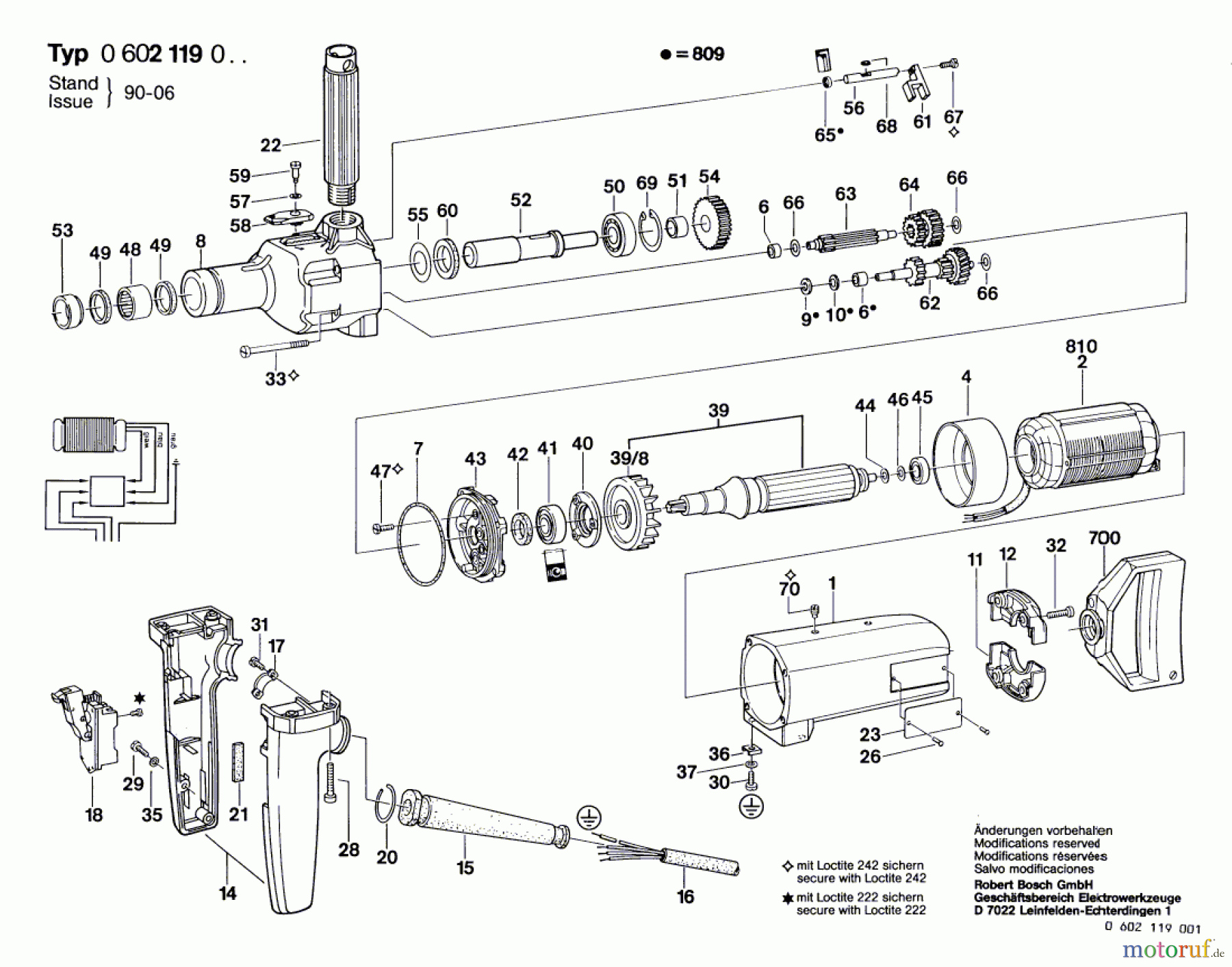  Bosch Werkzeug Bohrmaschine GR.77 Seite 1