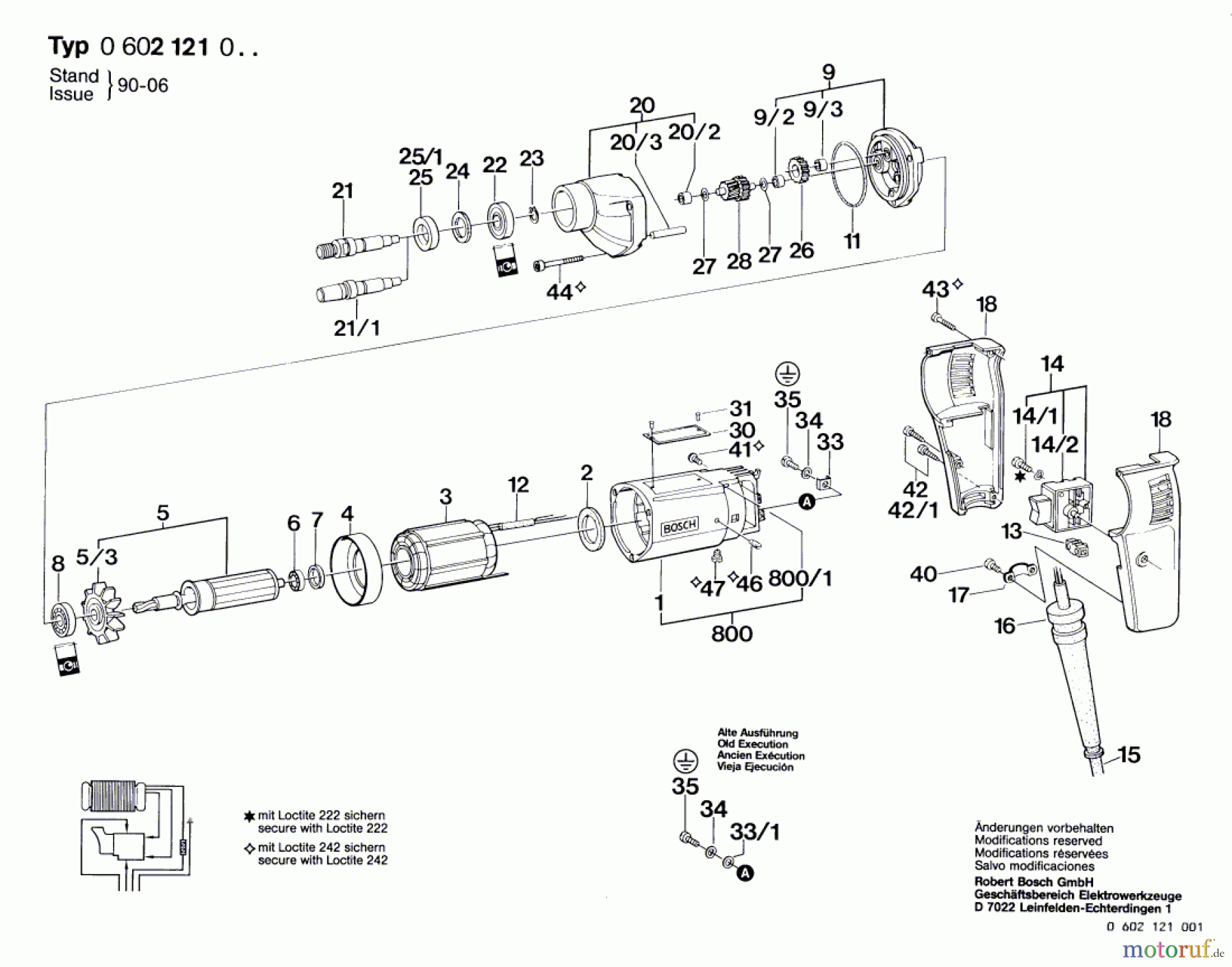  Bosch Werkzeug Bohrmaschine GR.55 Seite 1