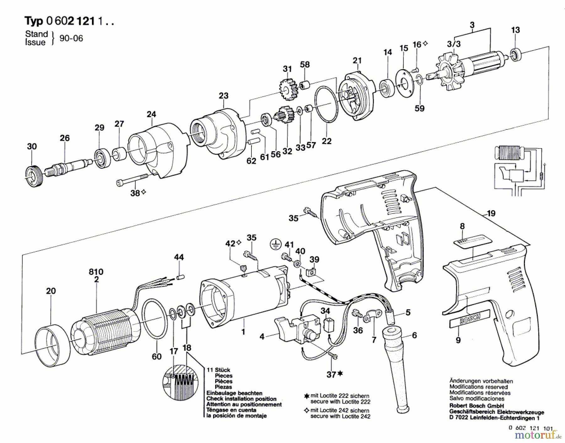  Bosch Werkzeug Bohrmaschine GR.55 Seite 1