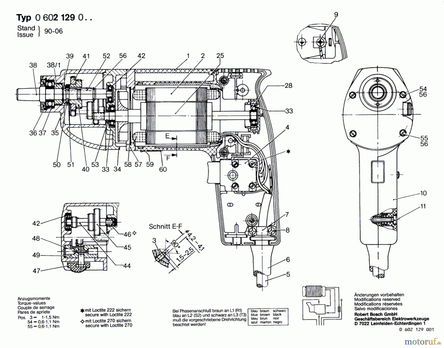  Bosch Werkzeug Hf-Bohrmaschine ---- Seite 1