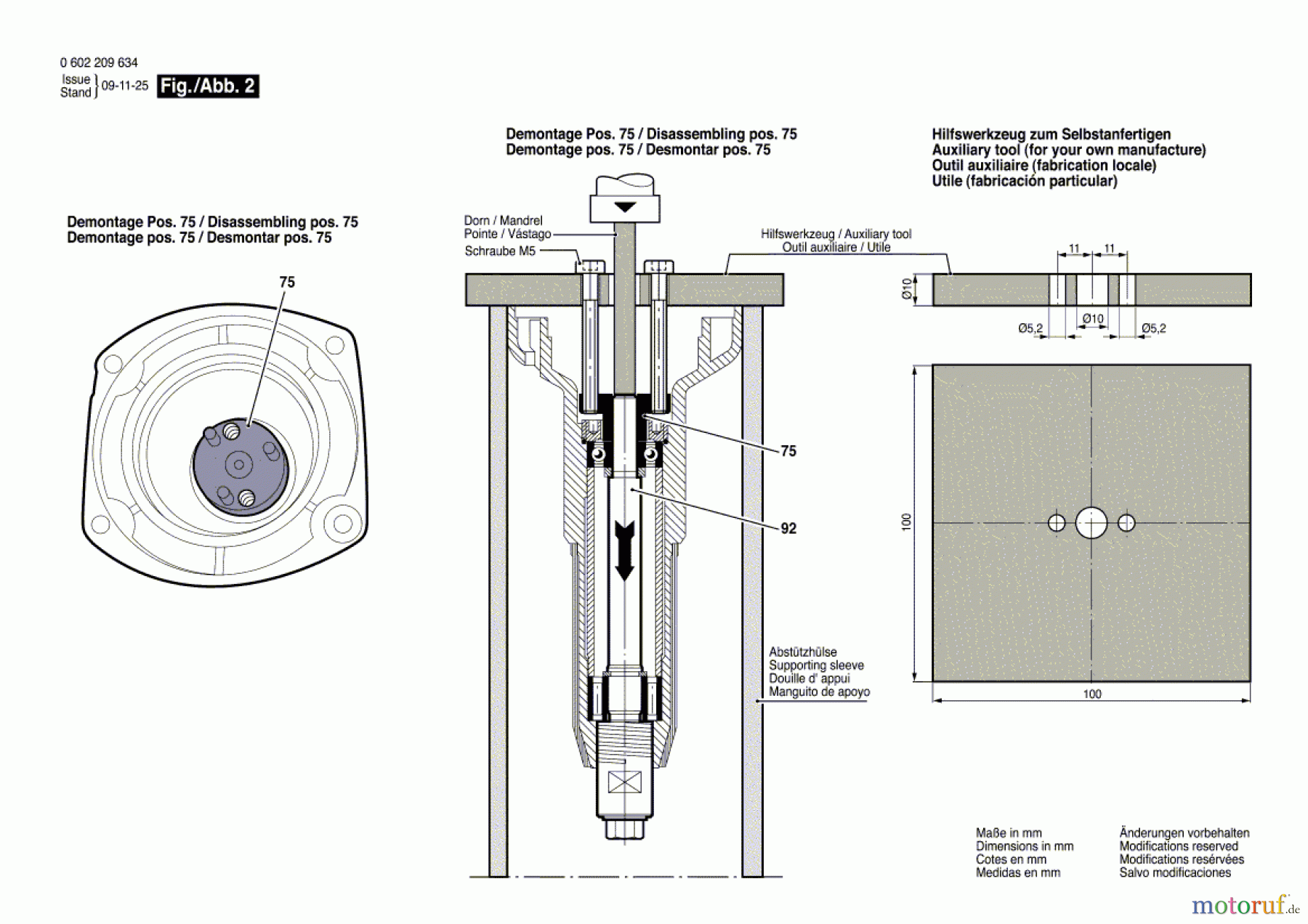  Bosch Werkzeug Geradschleifer ---- Seite 2