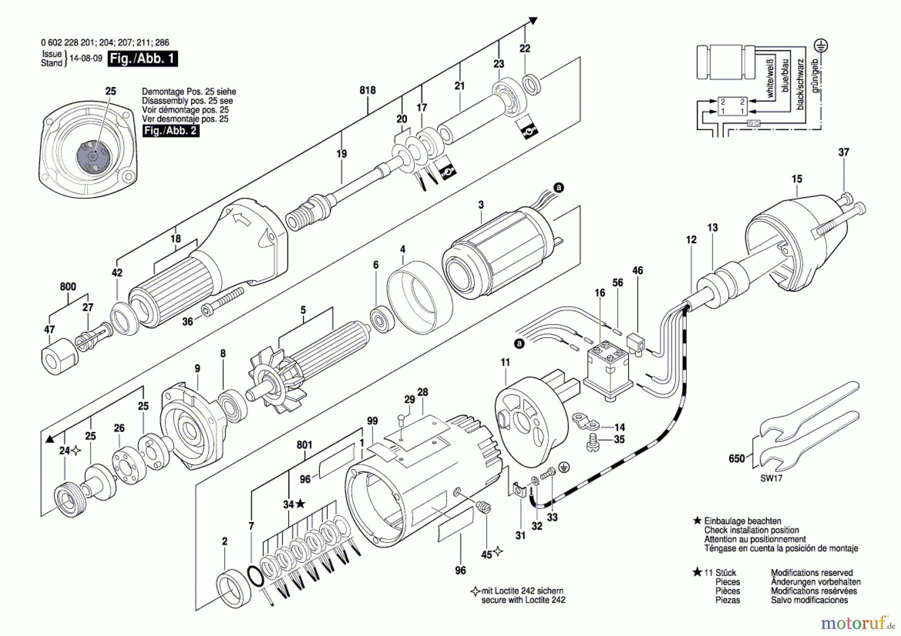  Bosch Werkzeug Hf-Geradschleifer GR.55 Seite 1