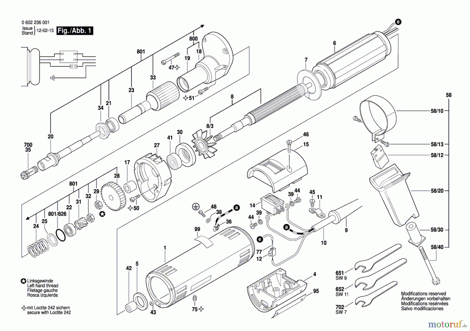  Bosch Werkzeug Hf-Geradschleifer GR.48 Seite 1