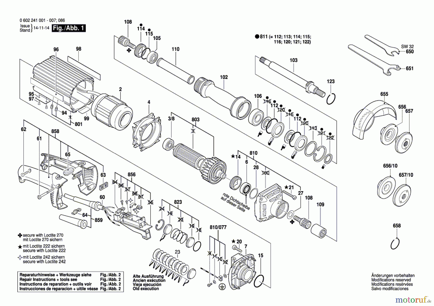 Bosch Werkzeug Hf-Geradschleifer 2 241 Seite 1