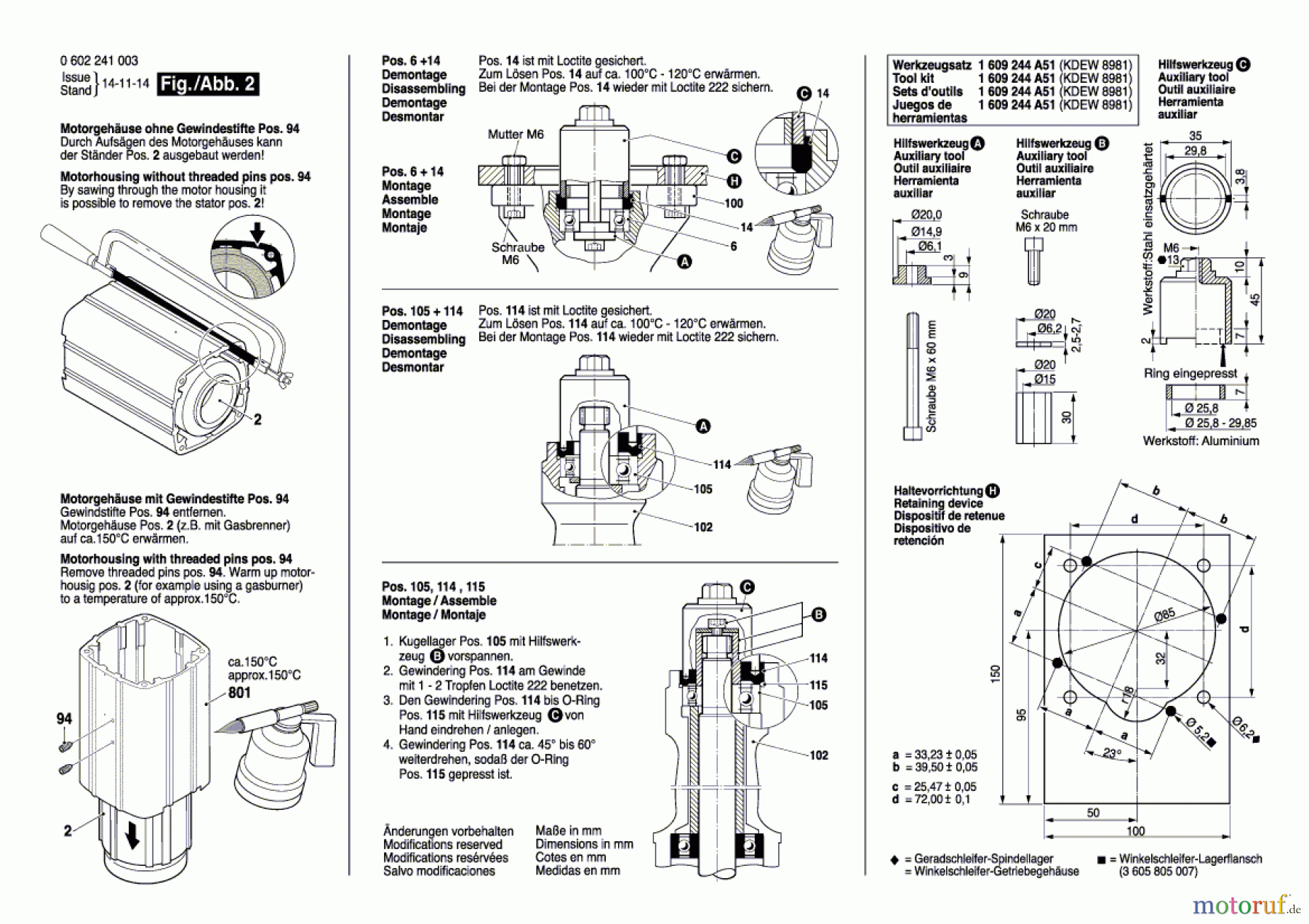  Bosch Werkzeug Hf-Geradschleifer 2 241 Seite 2