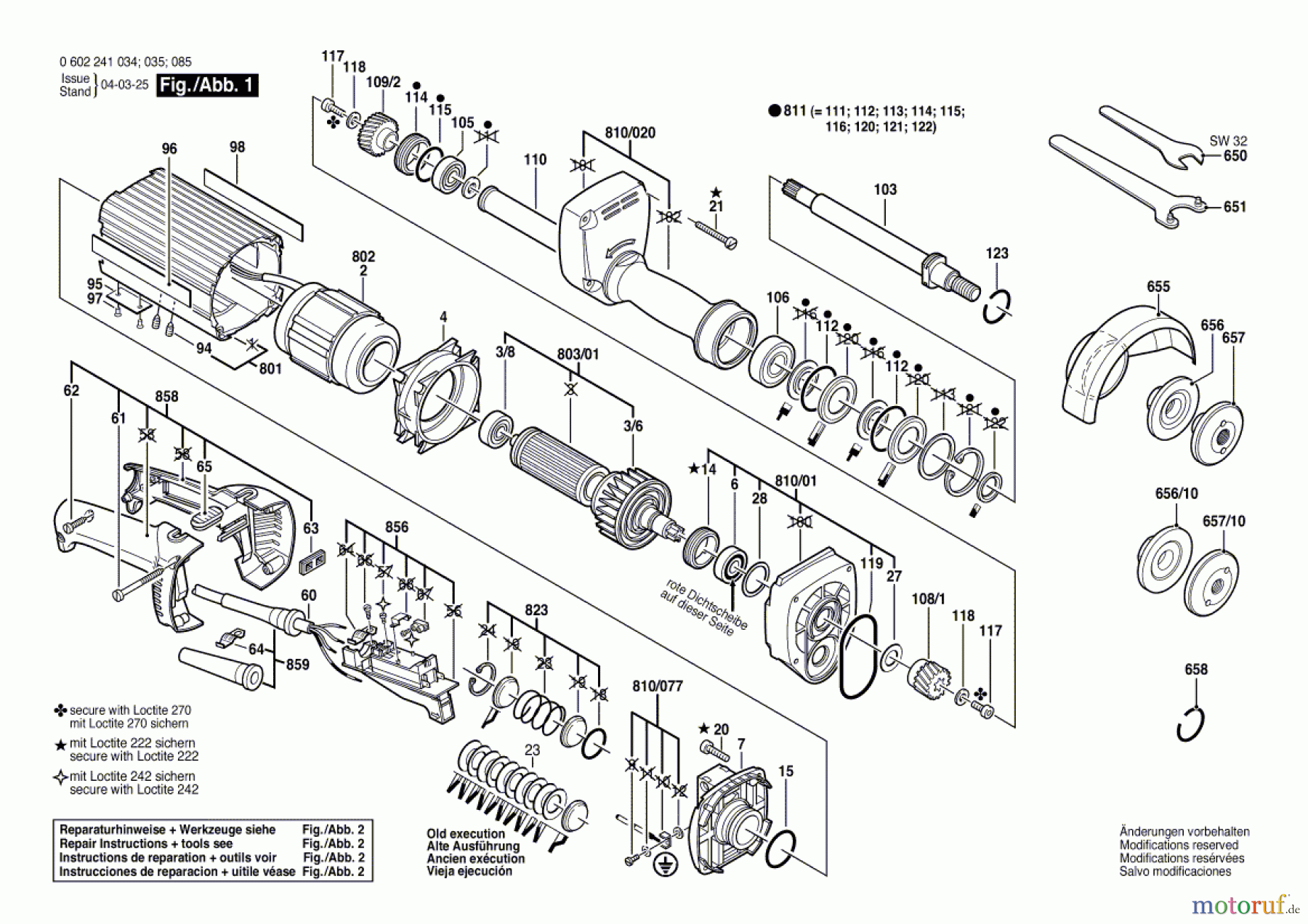  Bosch Werkzeug Hf-Geradschleifer 2 239 Seite 1
